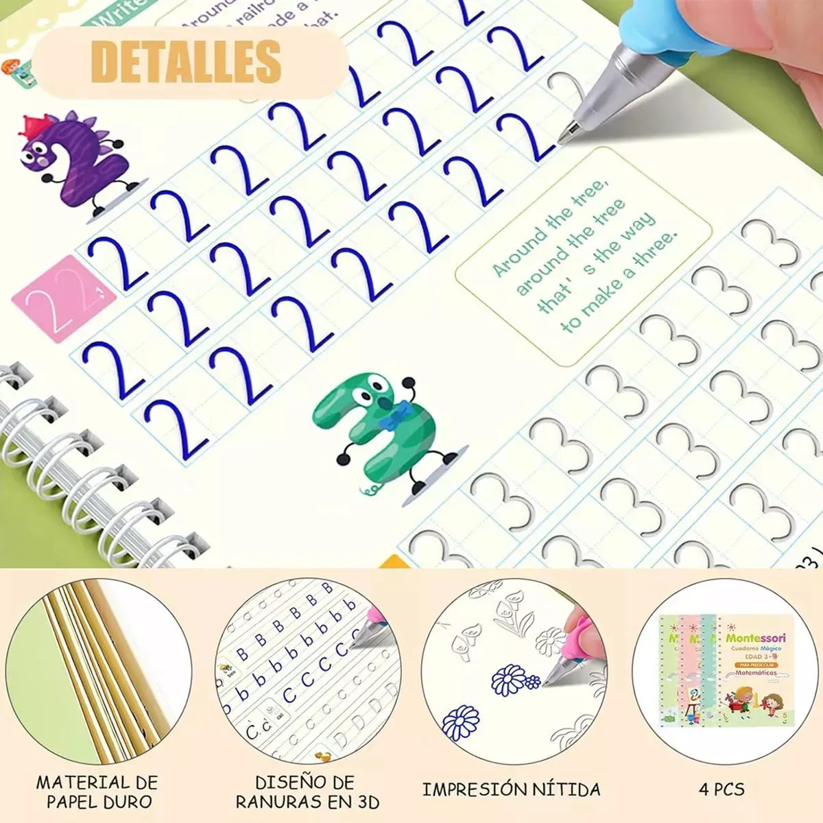 Set Caligrafia Libro Montessori
